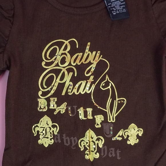 Authentic Vintage Y2K Baby Phat Girl's Long Sleeve Shirt Size 4T - Picture 2 of 5